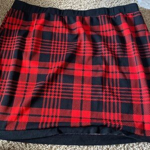 Plaid skirt!